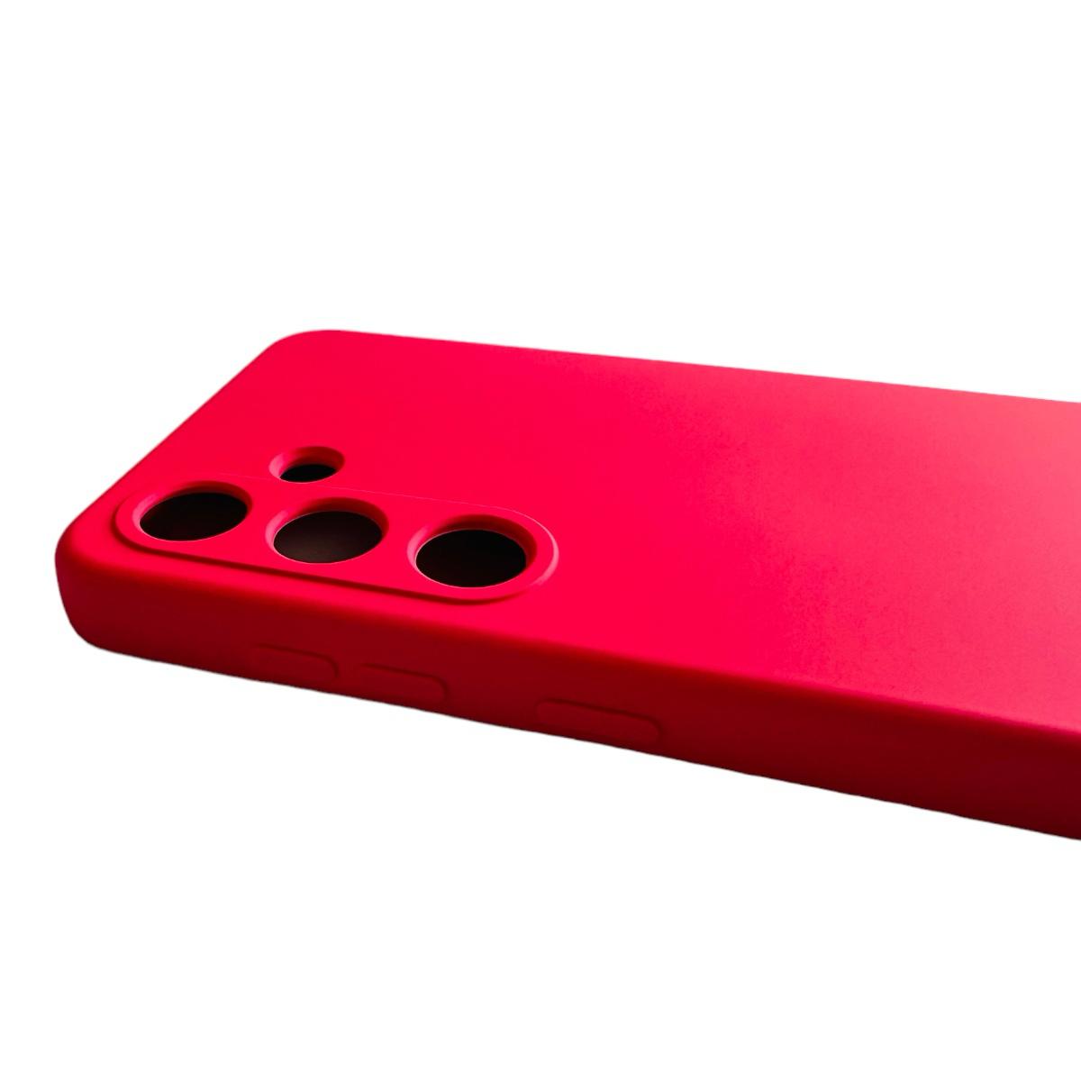CARCASA SAMSUNG S24 PLUS FUNDA SILICONA FUCSIA - 3