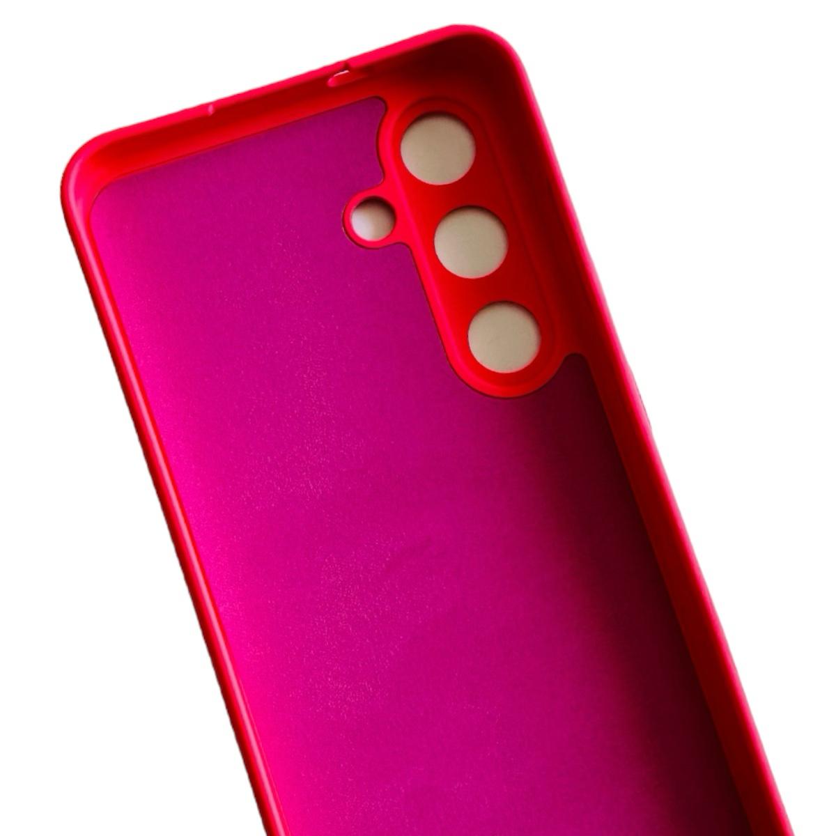 CARCASA SAMSUNG S24 PLUS FUNDA SILICONA FUCSIA - 4