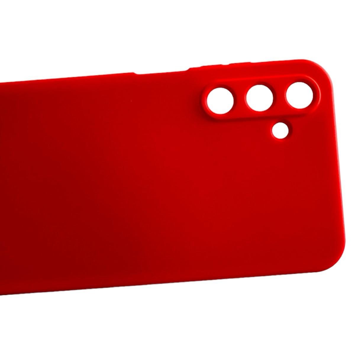 CARCASA SAMSUNG A15 FUNDA SILICONA ROJO - 1