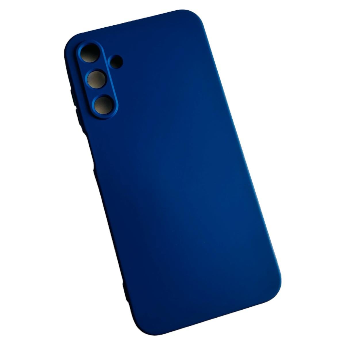 CARCASA SAMSUNG A15 FUNDA SILICONA AZUL - 1