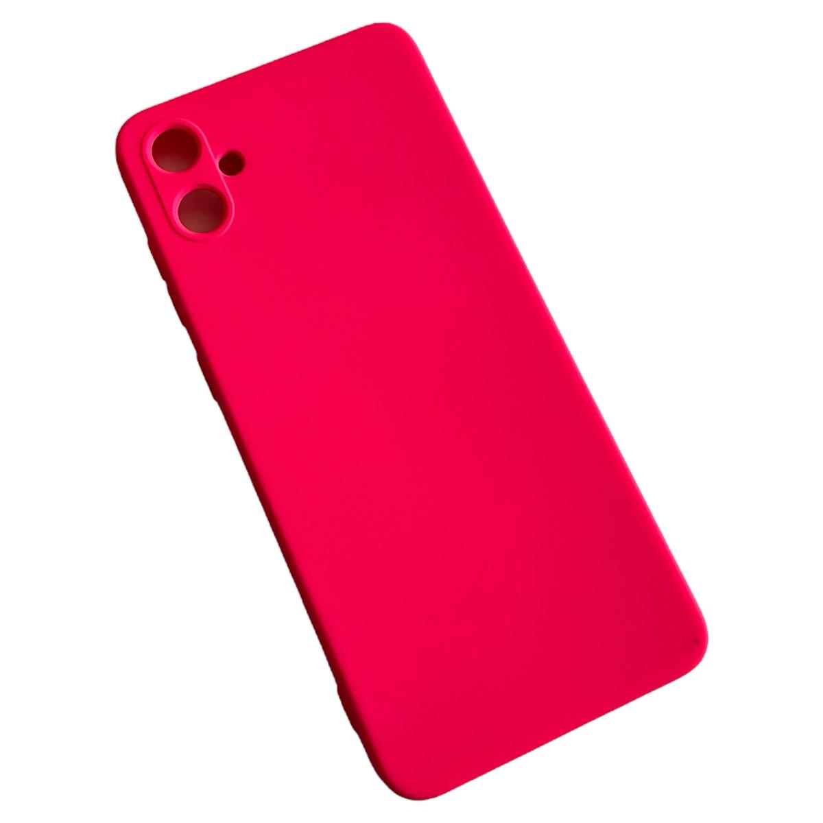 CARCASA SAMSUNG A05 NORMAL FUNDA SILICONA ROSA CHICLE - 1