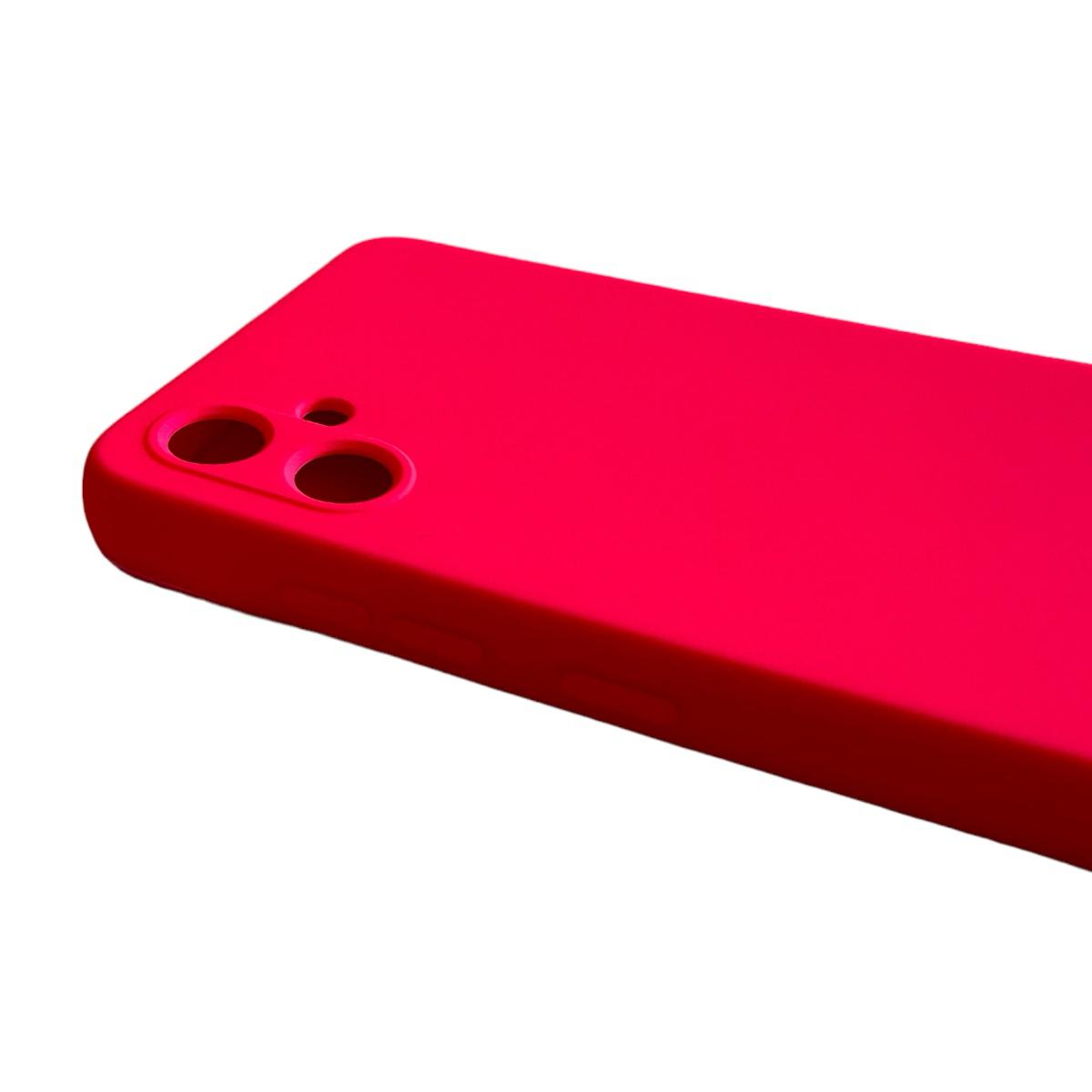 CARCASA SAMSUNG A05 NORMAL FUNDA SILICONA ROSA CHICLE - 2