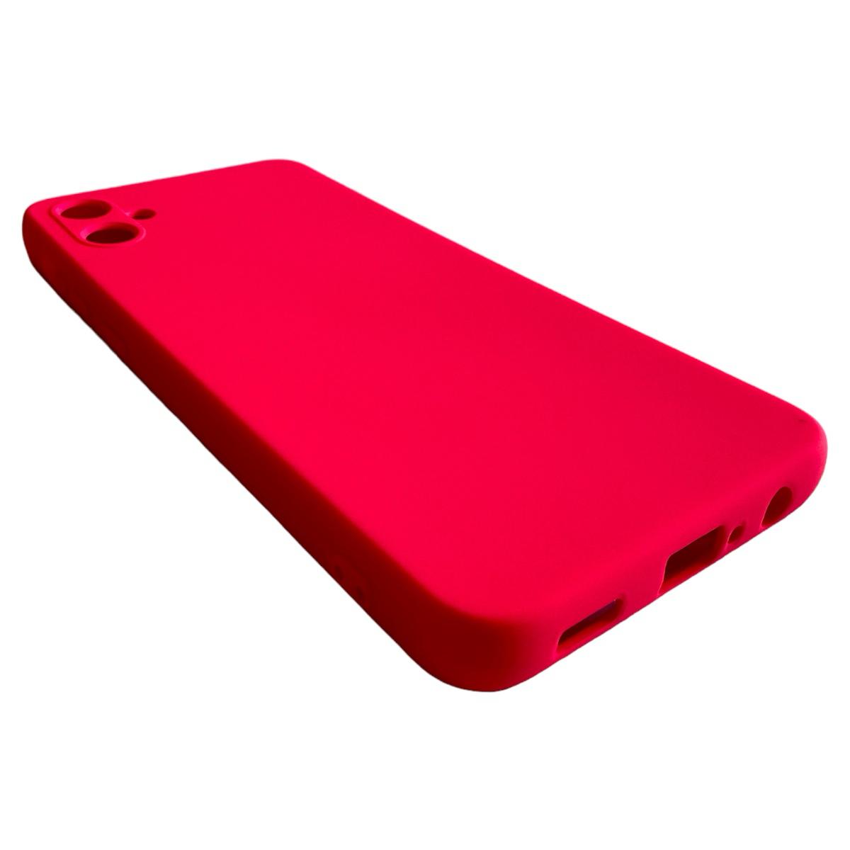 CARCASA SAMSUNG A05 NORMAL FUNDA SILICONA ROSA CHICLE - 3