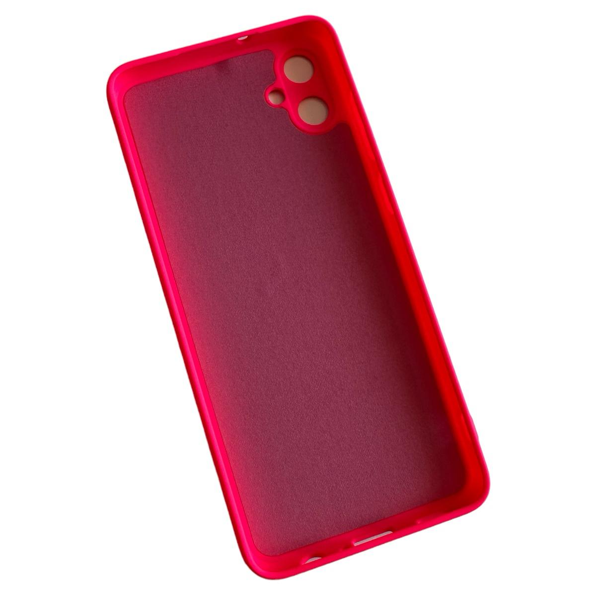 CARCASA SAMSUNG A05 NORMAL FUNDA SILICONA ROSA CHICLE - 4