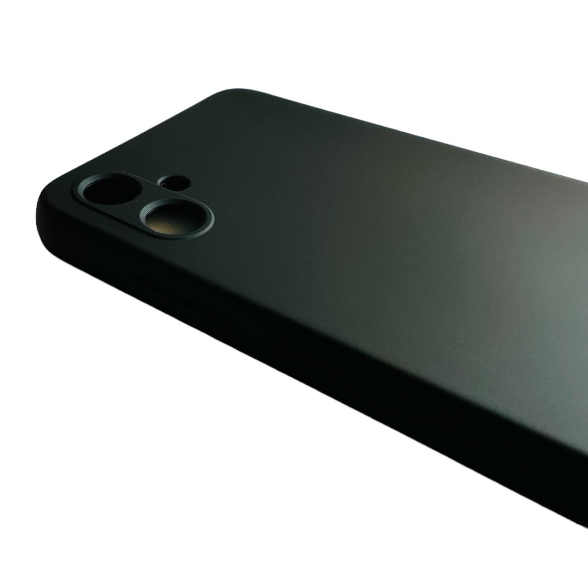 CARCASA SAMSUNG A05 NORMAL FUNDA SILICONA NEGRO - 2