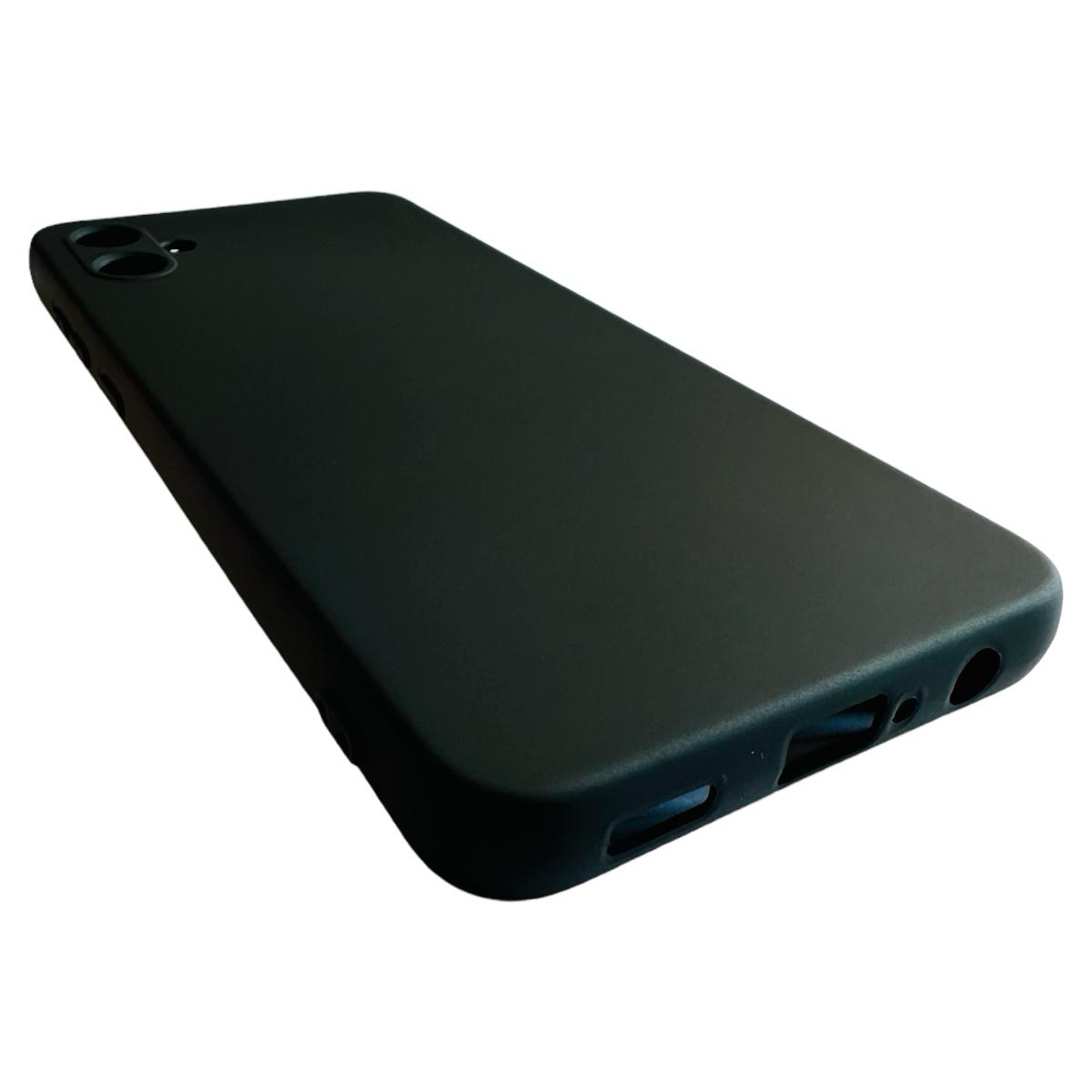 CARCASA SAMSUNG A05 NORMAL FUNDA SILICONA NEGRO - 3