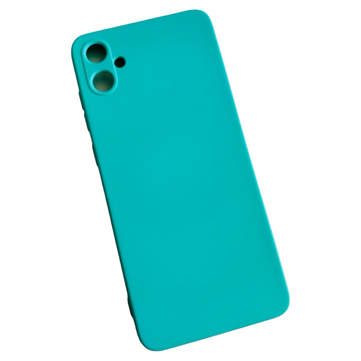 GENÉRICO CARCASA SAMSUNG A05 NORMAL FUNDA SILICONA TURQUESA