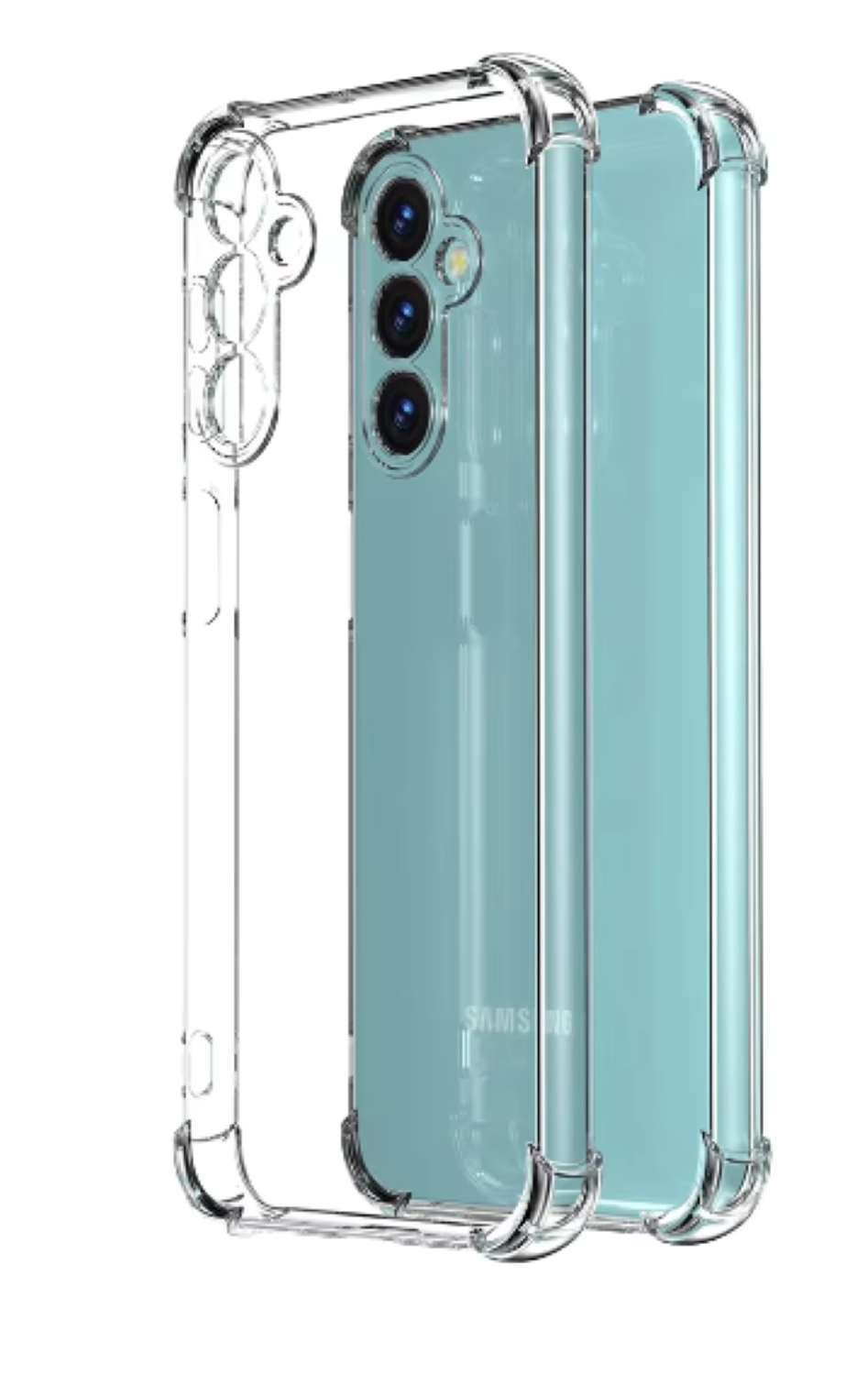 CARCASA SAMSUNG A14 5G TRANSPARENTE REFORZADA - 1