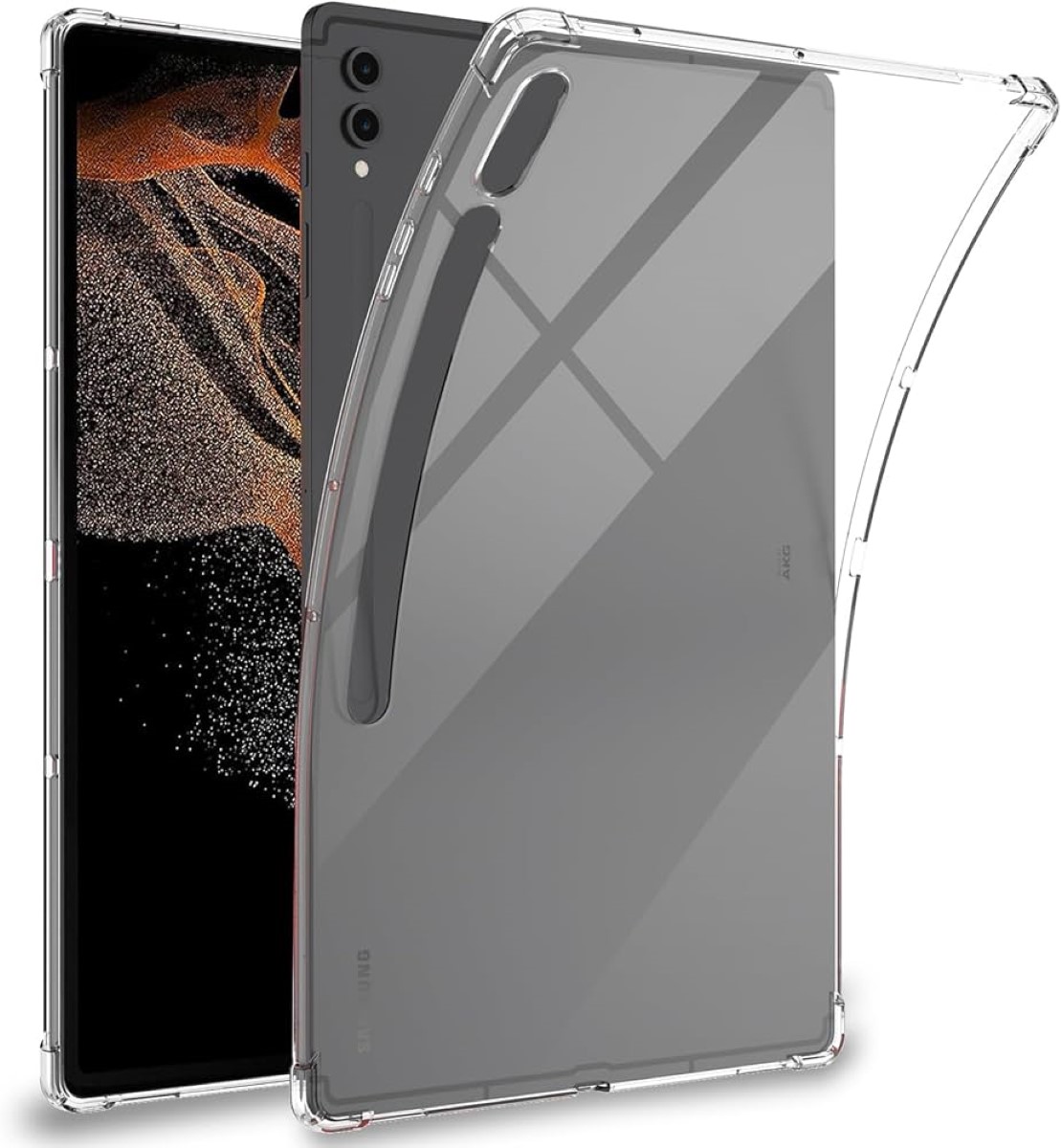 CARCASA TRANSPARENTE PARA SAMSUNG TAB S9 PLUS 12.4 REFORZADA - 1