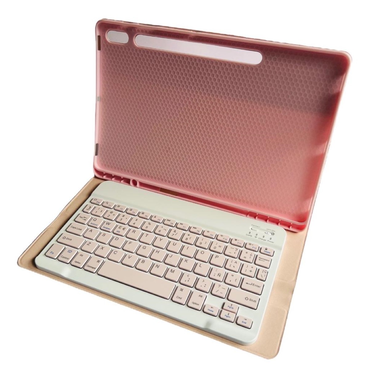FUNDA CON TECLADO ROSADO PARA SAMSUNG S9 PLUS/S9 FE+ ESPAÑOL - 2