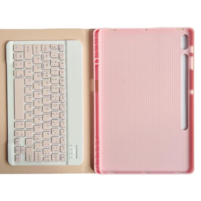 FUNDA CON TECLADO ROSADO PARA SAMSUNG S8 ULTRA/S9 ULTRA 14.6 - 3