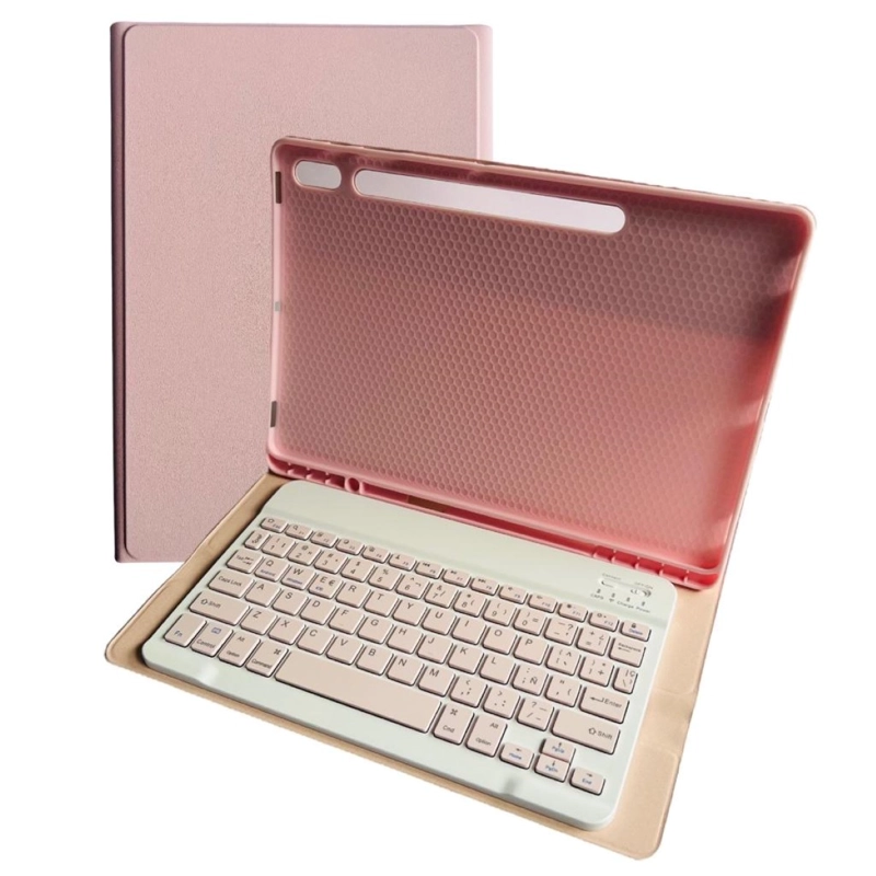 FUNDA CON TECLADO ROSADO PARA SAMSUNG S8 ULTRA/S9 ULTRA 14.6 - 8