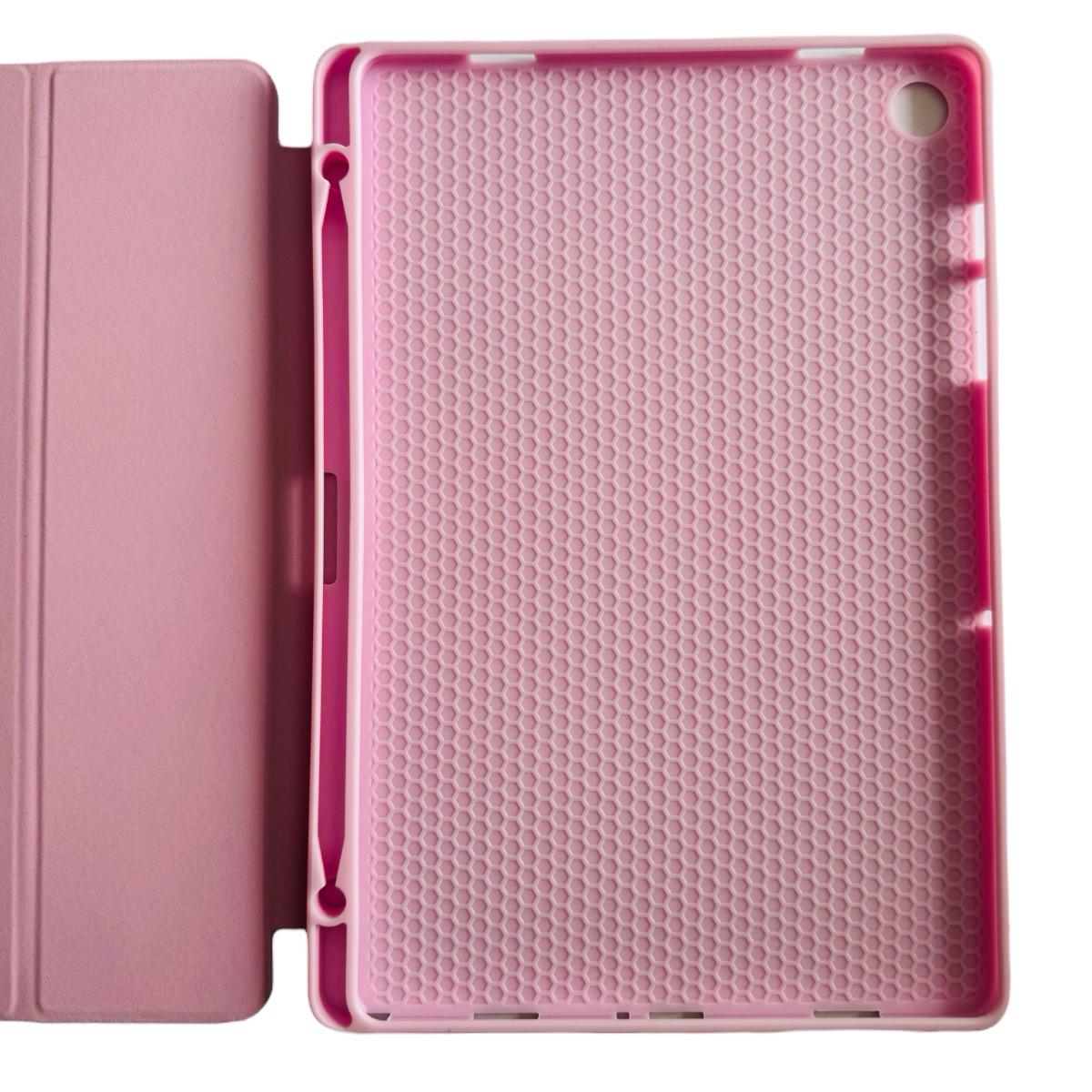 FUNDA CON RANURA SMARTCOVER PARA TABLET SAMSUNG A9+ 11 ROSA - 2