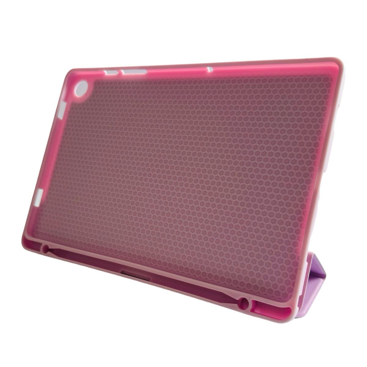 FUNDA CON RANURA SMARTCOVER PARA TABLET SAMSUNG A9+ 11 ROSA - 3