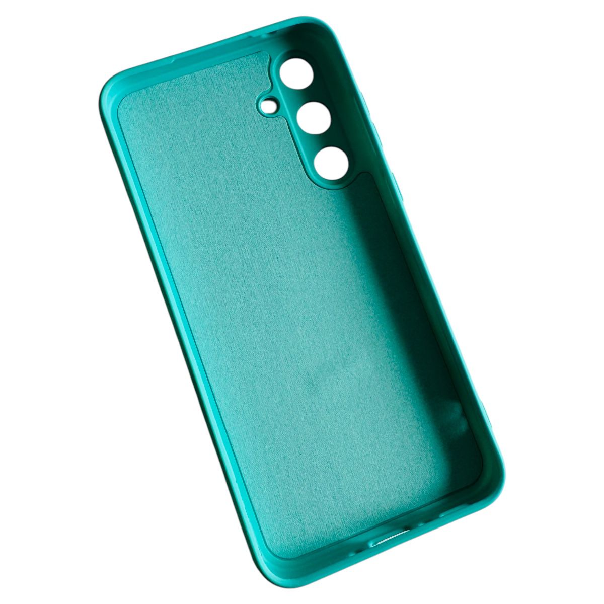 CARCASA SAMSUNG A55 FUNDA SILICONA COLOR TURQUESA - 3