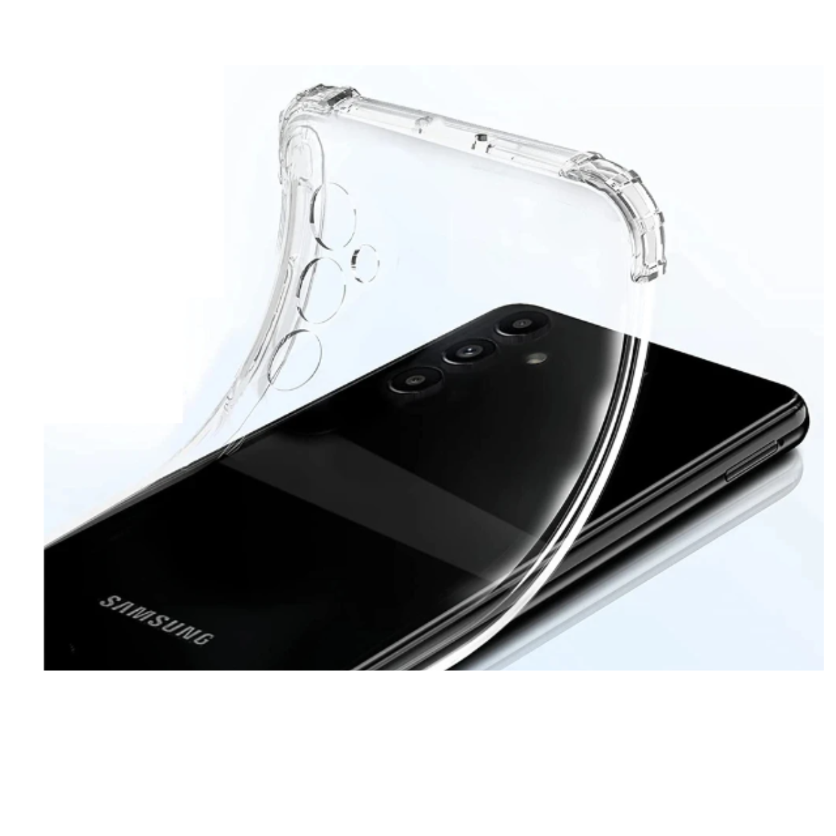 CARCASA SAMSUNG A55 5G TRANSPARENTE REFORZADA - 2