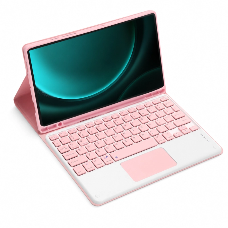 FUNDA CON TECLADO ROSADO PARA IPAD AIR 6 11 2024 M2 ESPAÑOL - 1