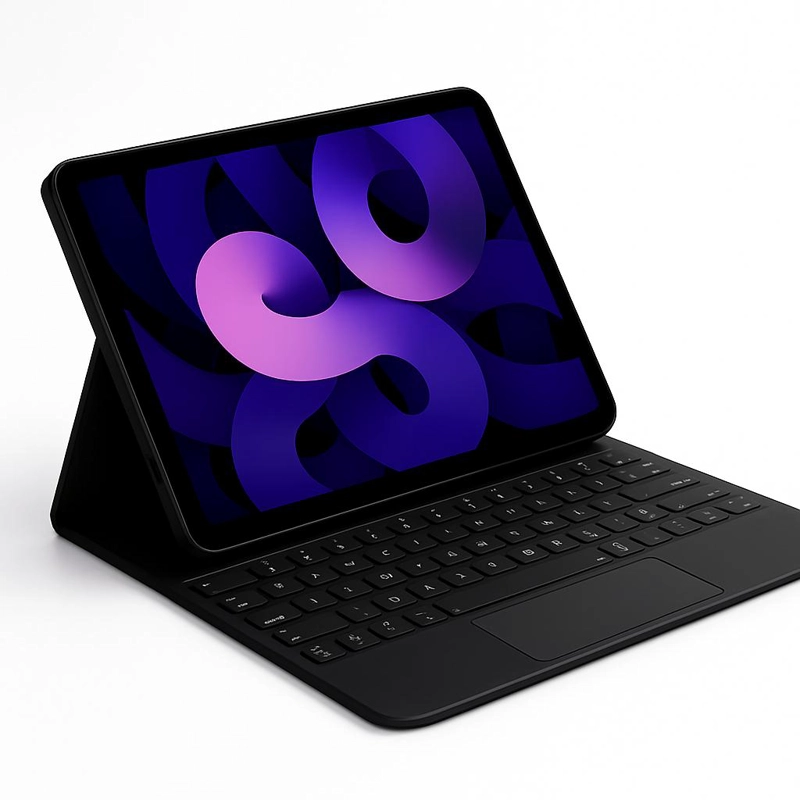 FUNDA CON TECLADO NEGRO PARA IPAD AIR 6 11 M2 2024 ESPAÑOL - 5