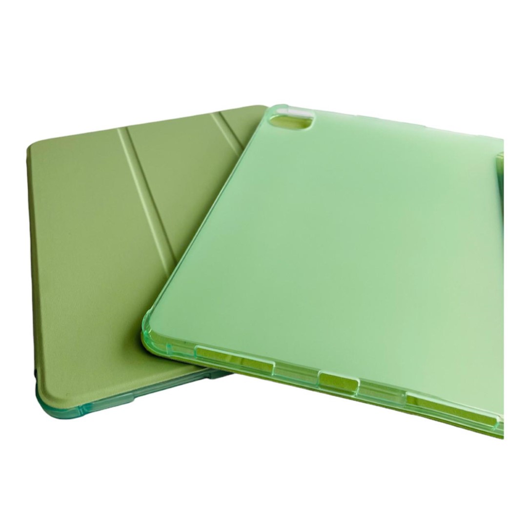 FUNDA SMART COVER PARA IPAD AIR 11 M2 2024 CON RANURA VERDE MENTA - 4