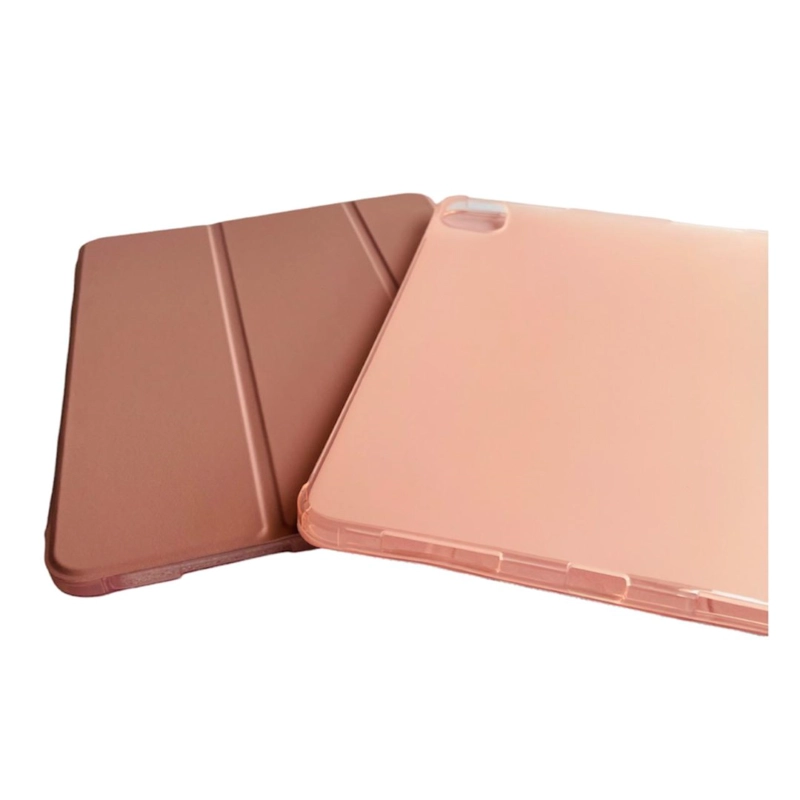 FUNDA SMART COVER PARA IPAD AIR 11 M2 2024 CON RANURA ROSE GOLD - 3