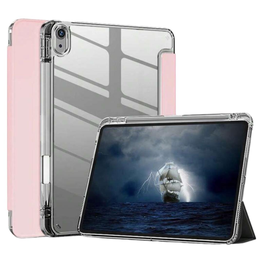 CARCASA SMART COVER CLEAR PARA IPAD AIR 6 11 M2 2024 ROSADO - 2