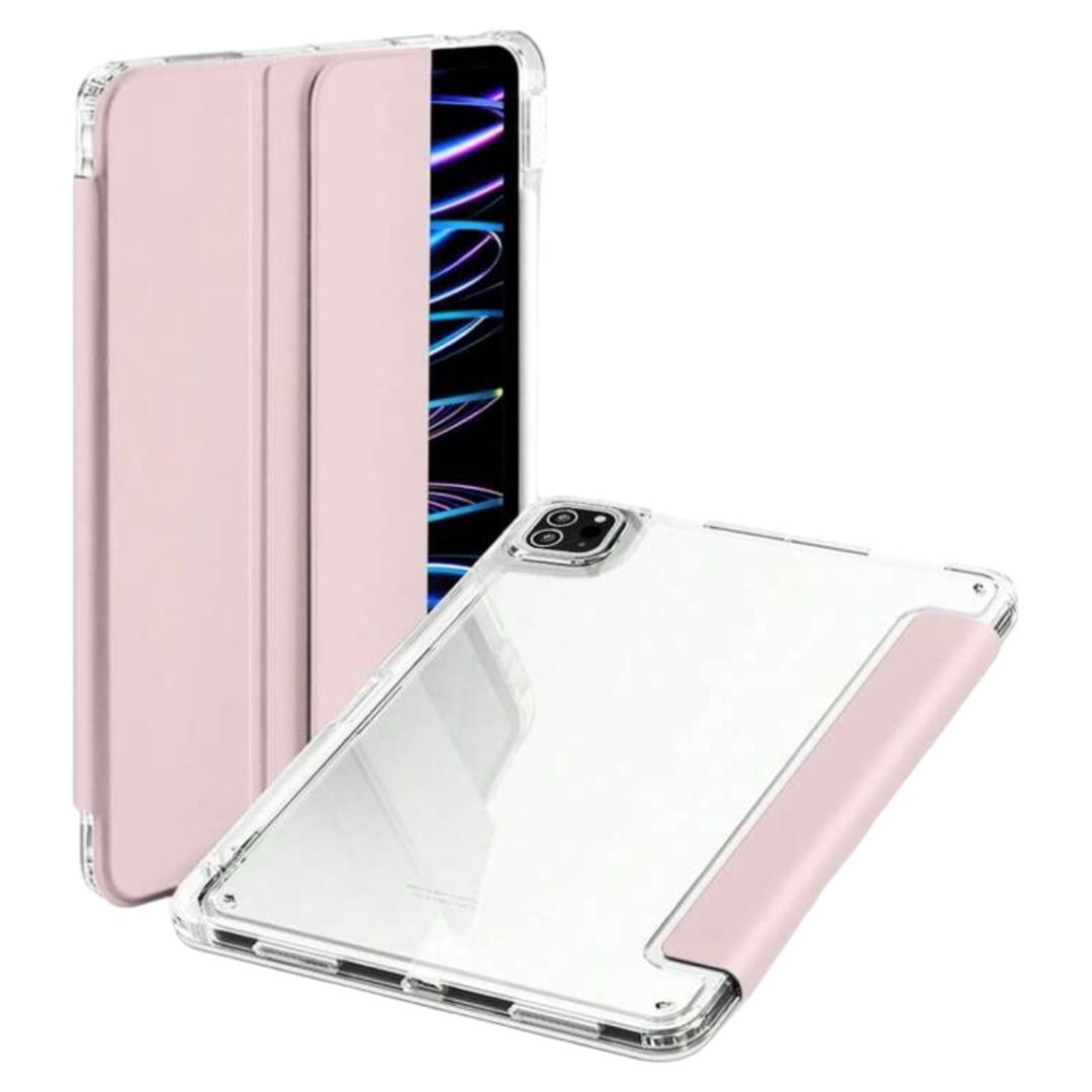 CARCASA SMART COVER CLEAR PARA IPAD AIR 6 11 M2 2024 ROSADO - 3