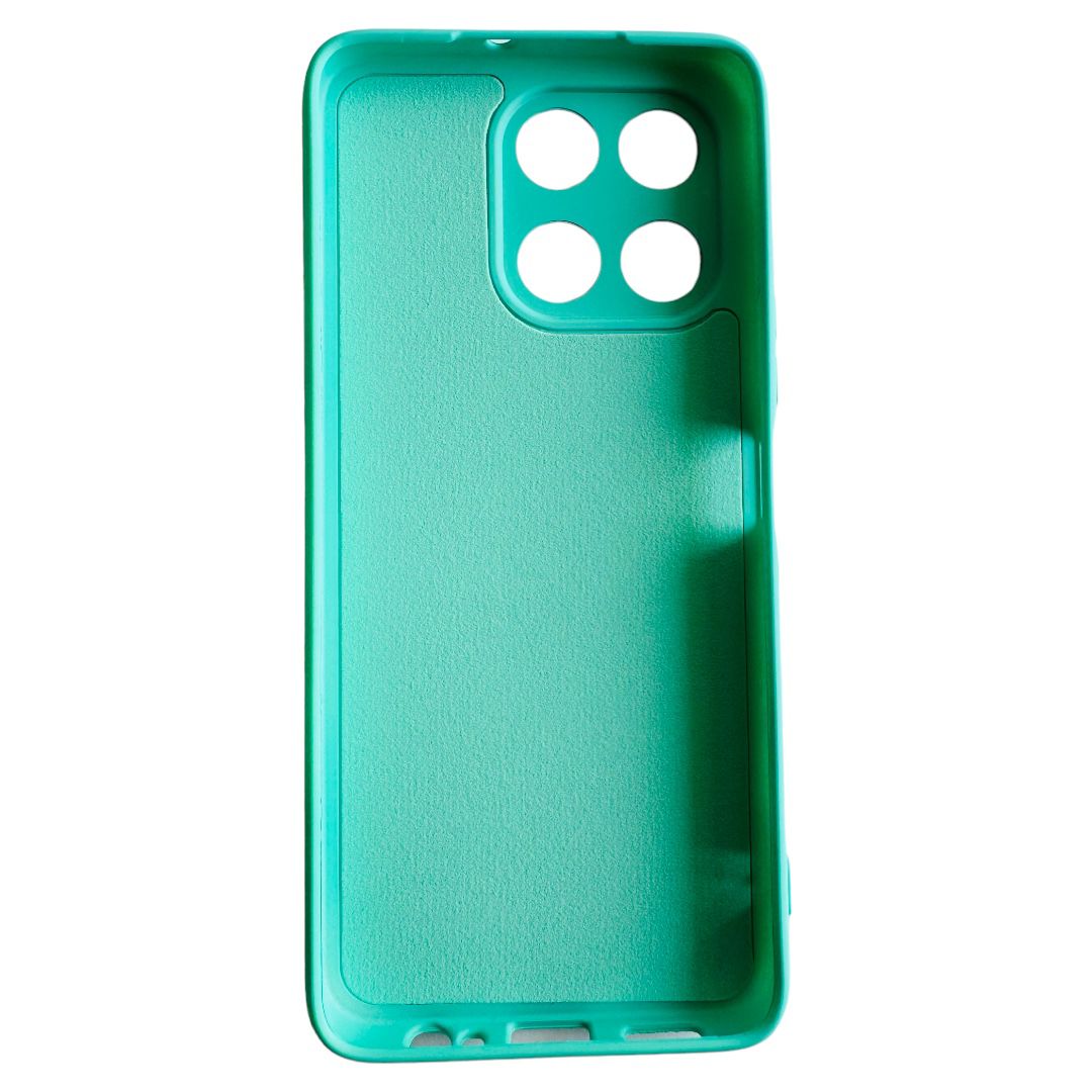 CARCASA HONOR X6A PLUS FUNDA SILICONA TURQUESA - 3