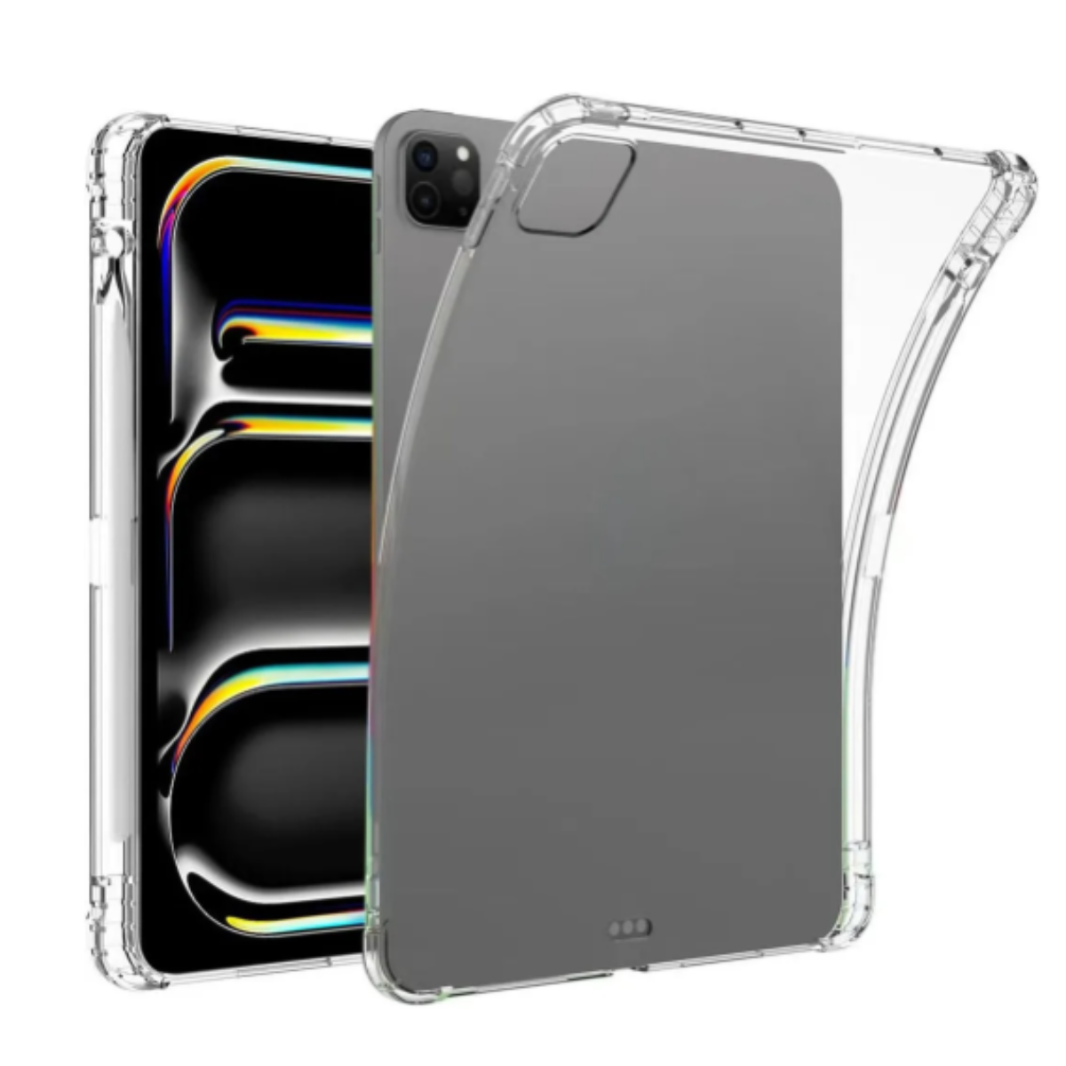 CARCASA TRANSPARENTE CON RANURA PARA IPAD AIR 13 M2 2024 - 1