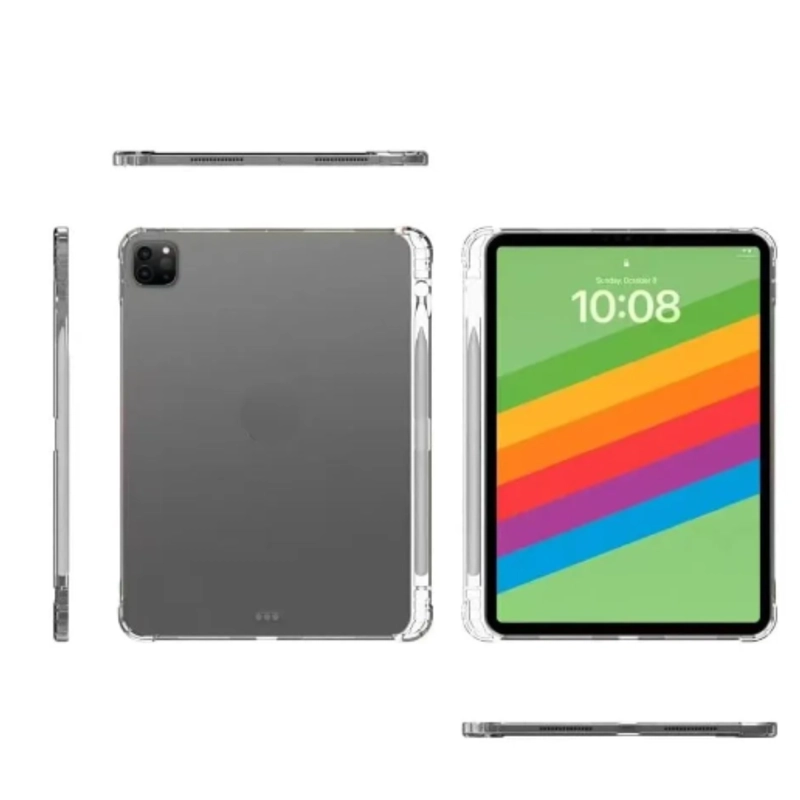 CARCASA TRANSPARENTE CON RANURA PARA IPAD AIR 13 M2 2024 - 2