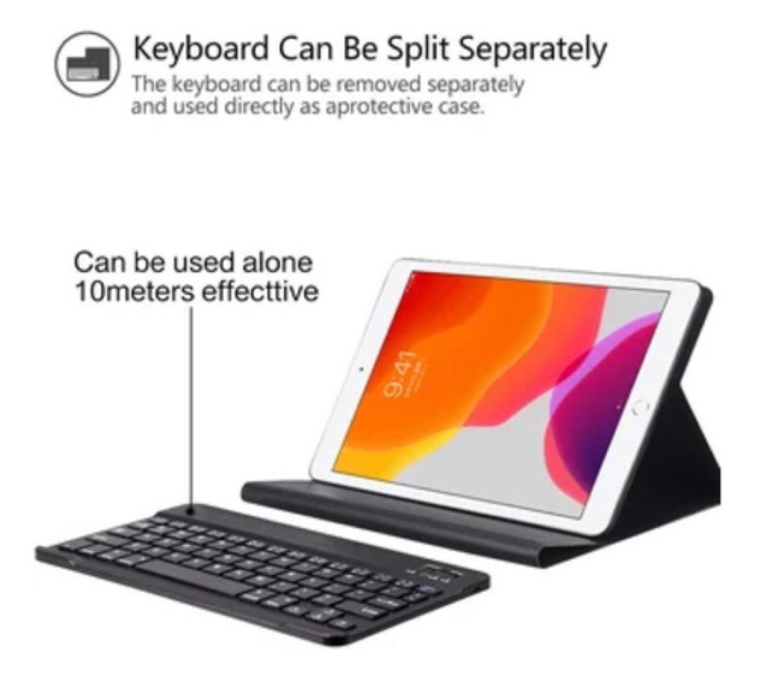 FUNDA CON TECLADO NEGRO PARA IPAD AIR 13 M2 ESPAÑOL - 2
