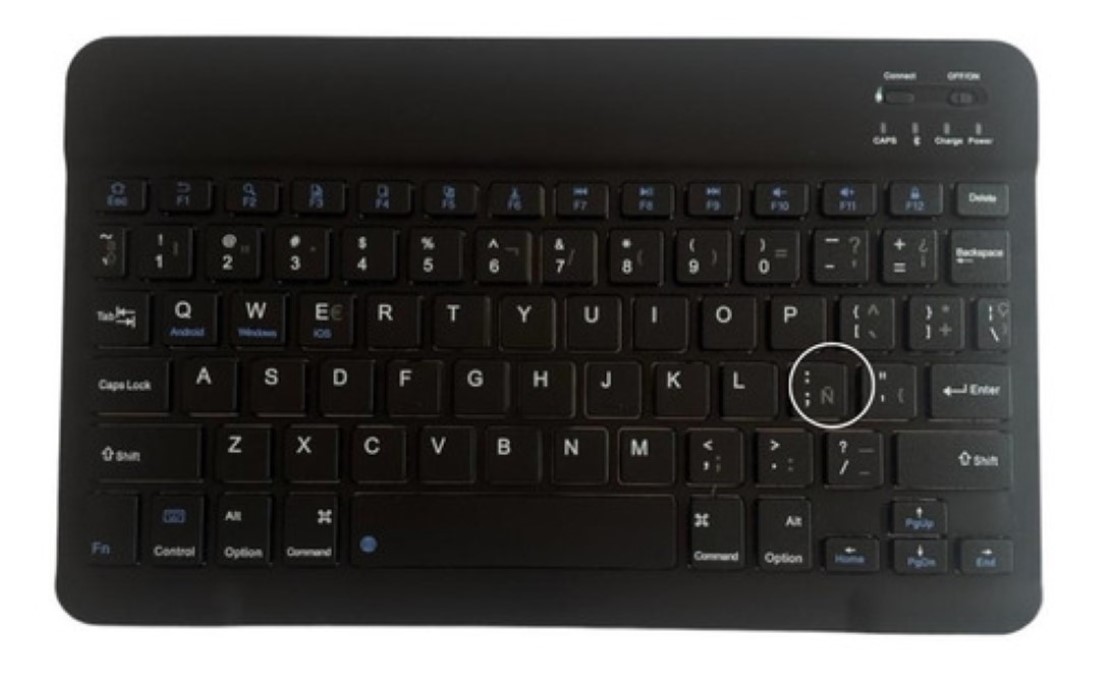 FUNDA CON TECLADO NEGRO PARA IPAD AIR 13 M2 ESPAÑOL - 4