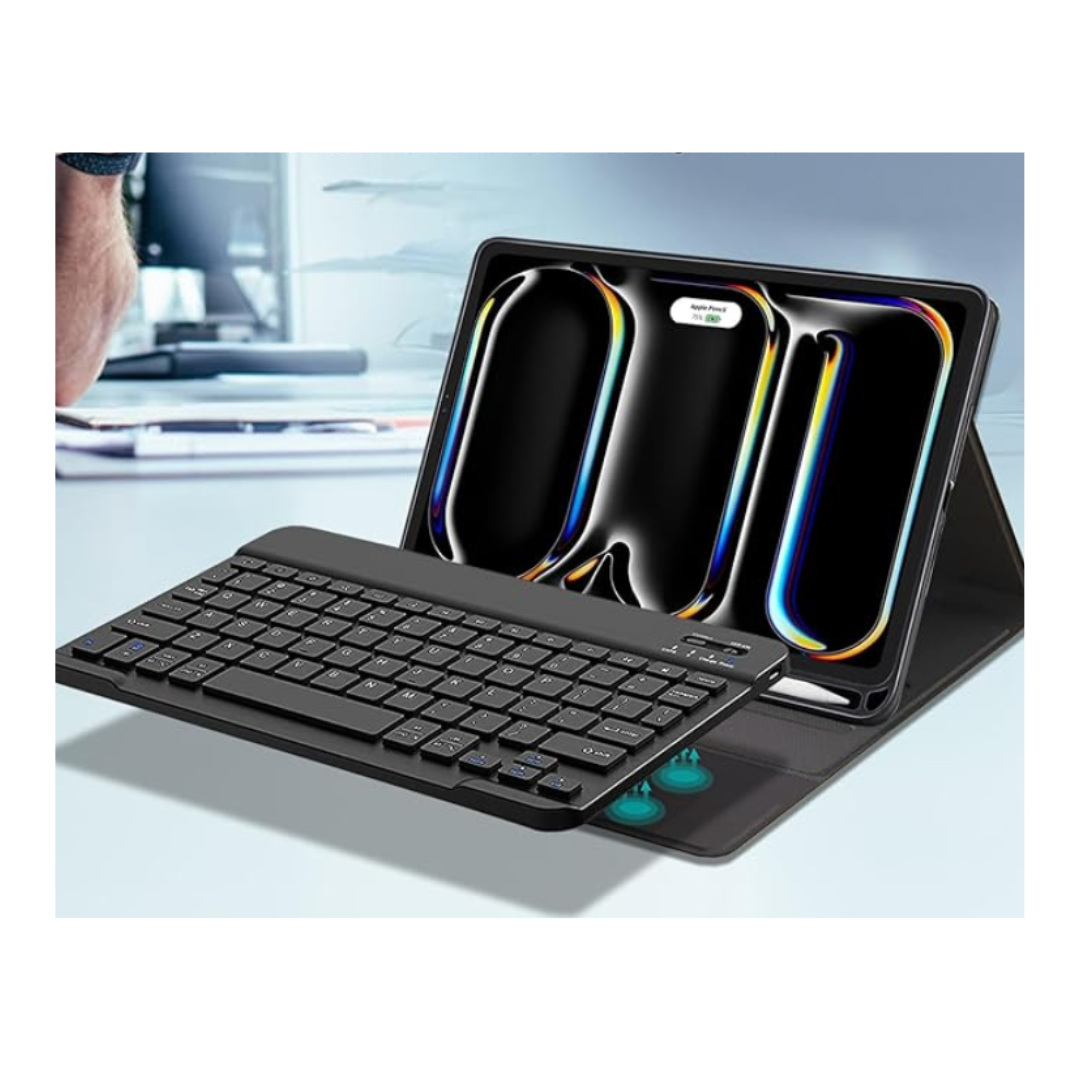 FUNDA CON TECLADO NEGRO PARA IPAD AIR 13 M2 ESPAÑOL - 6
