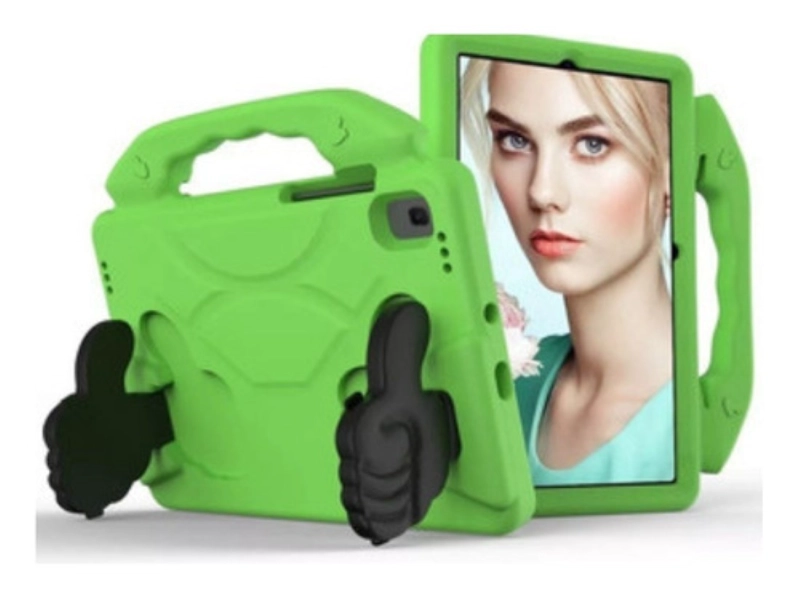 CARCASA NIÑOS ANTI-GOLPES PARA TABLET SAMSUNG A9 8.7 X110 VERDE - 1