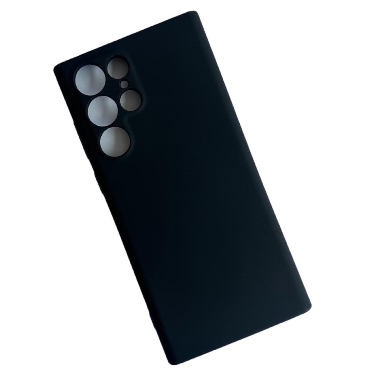 CARCASA SAMSUNG S22 ULTRA FUNDA SILICONA NEGRO - 1