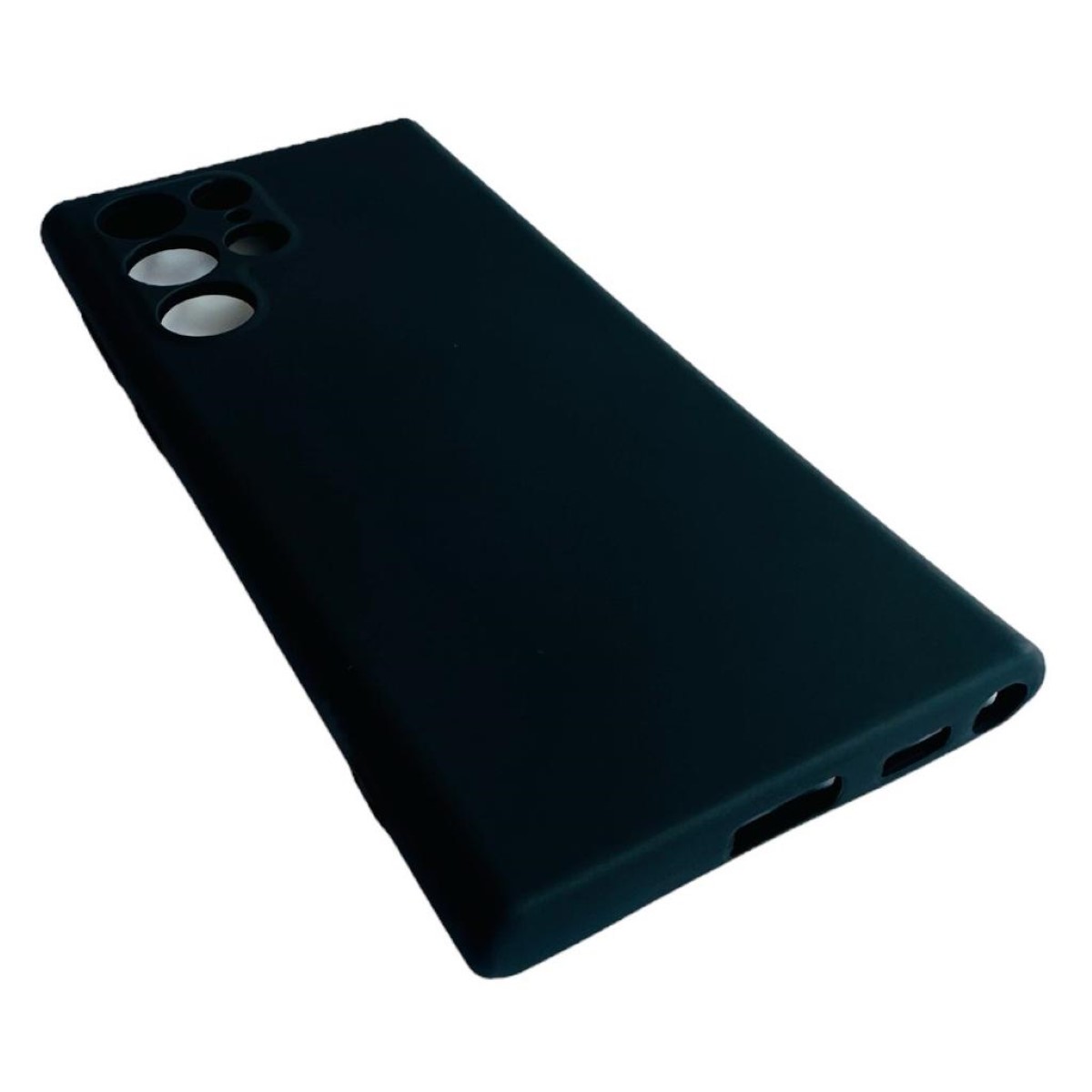 CARCASA SAMSUNG S22 ULTRA FUNDA SILICONA NEGRO - 2