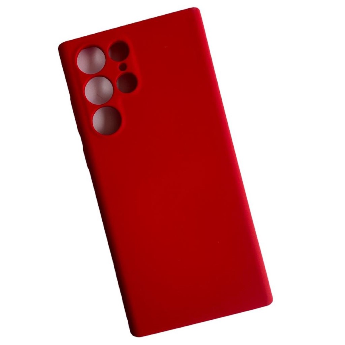 CARCASA SAMSUNG S22 ULTRA FUNDA SILICONA ROJO - 1
