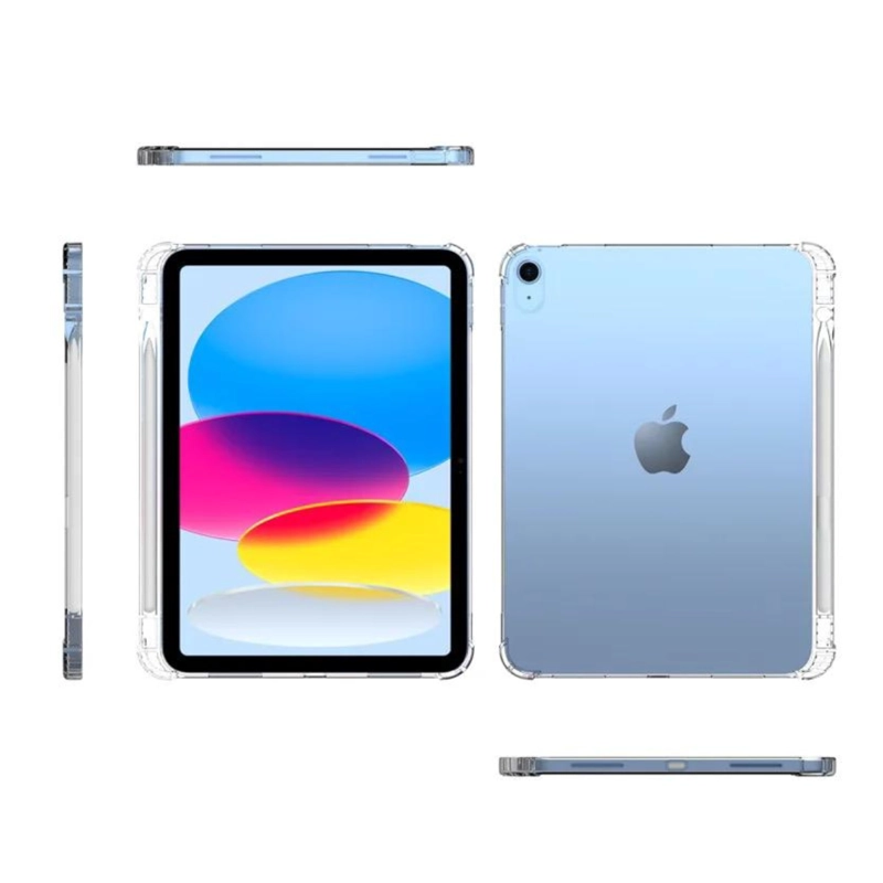 CARCASA TRANSPARENTE CON RANURA PARA IPAD 10MA GENE 10.9 - 3