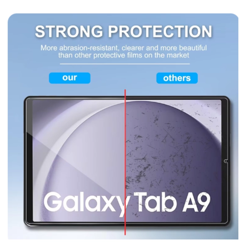 LÁMINA MICA VIDRIO TEMPLADO PARA TABLET SAMSUNG A9 8.7 X110 - 3