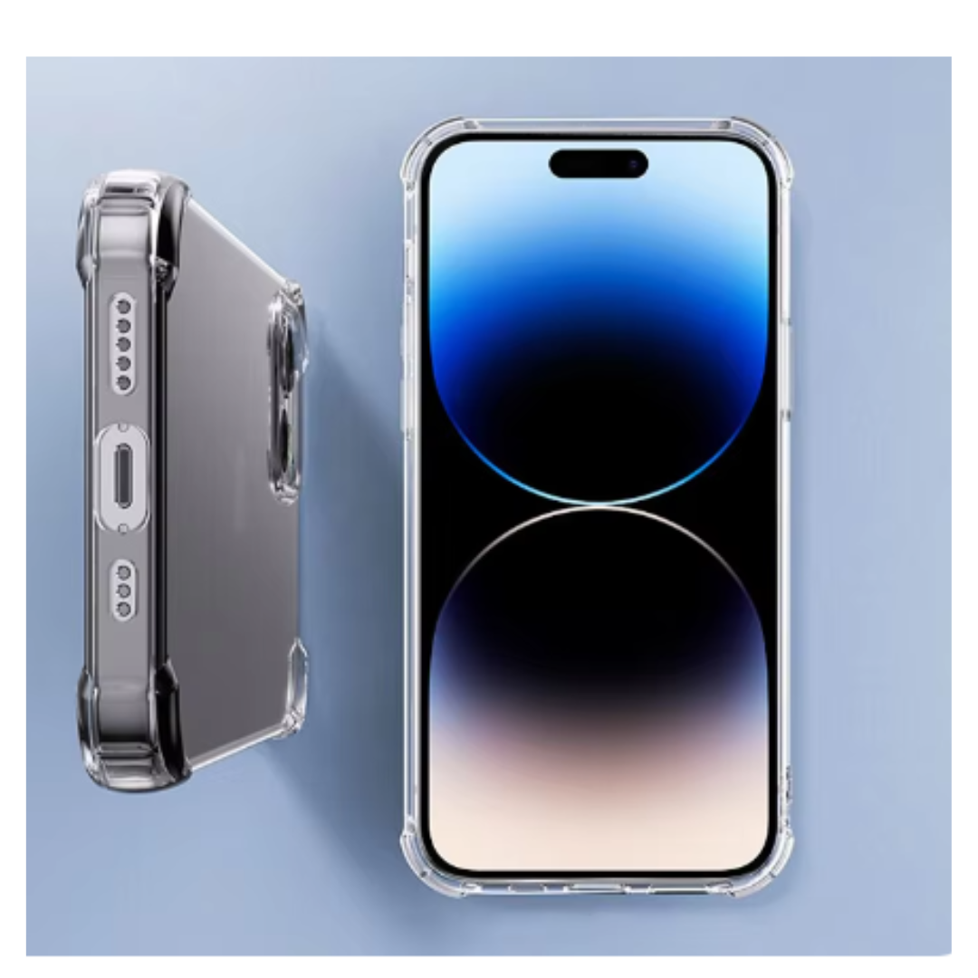 CARCASA IPHONE 16 PRO FUNDA TRANSPARENTE REFORZADA - 4