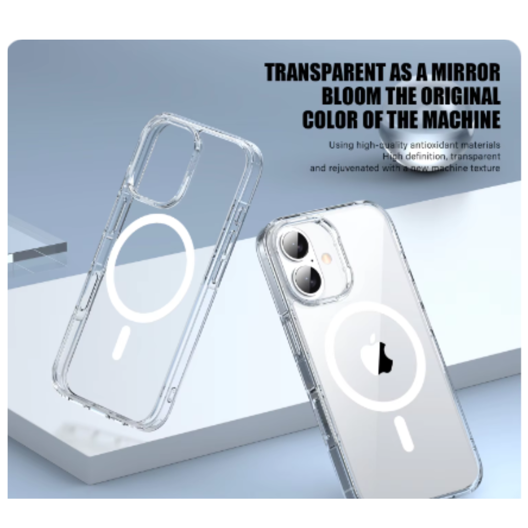 CARCASA IPHONE 16 PRO MAX MAGSAFE TRANSPARENTE - 6