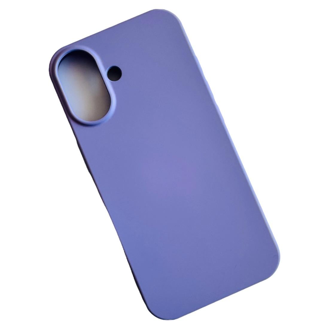 GENÉRICO CARCASA IPHONE 16 PLUS FUNDA SILICONA COLOR VIOLETA