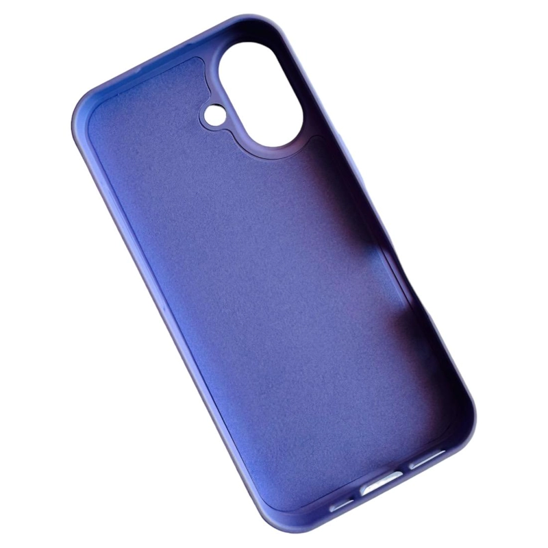 CARCASA IPHONE 16 PLUS FUNDA SILICONA COLOR VIOLETA - 2