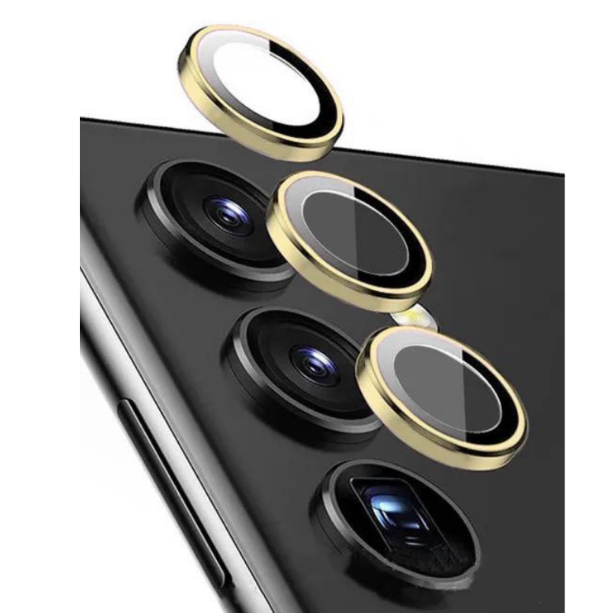 GENÉRICO PROTECTOR DE LENTES CÁMARA SAMSUNG A14 A34 5G DORADO