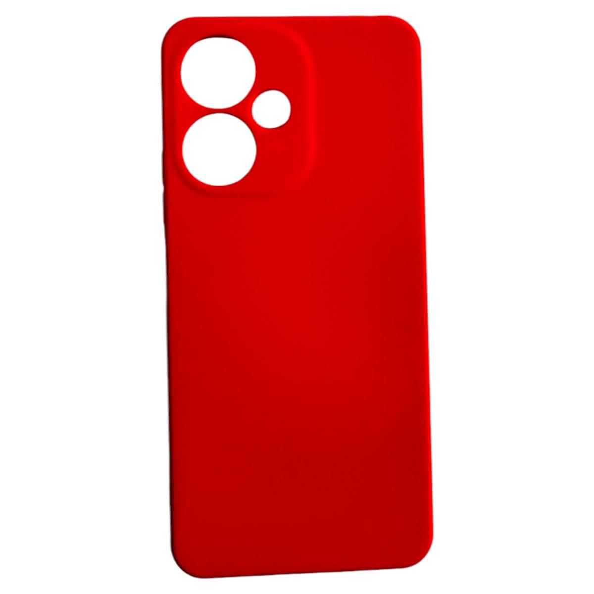 CARCASA FUNDA XIAOMI REDMI 13C 5G SILICONA COLOR ROJO - 1