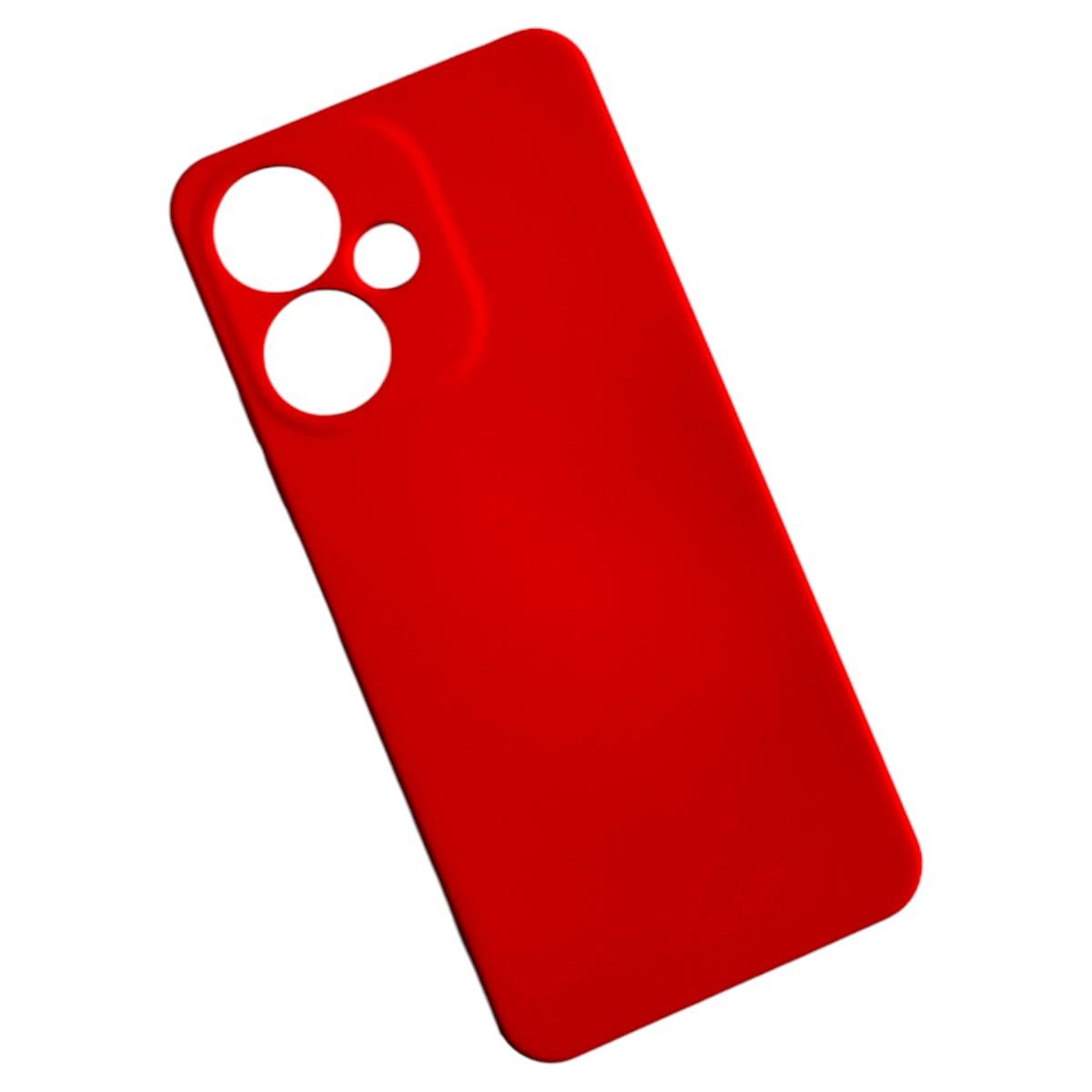 CARCASA FUNDA XIAOMI REDMI 13C 5G SILICONA COLOR ROJO - 2