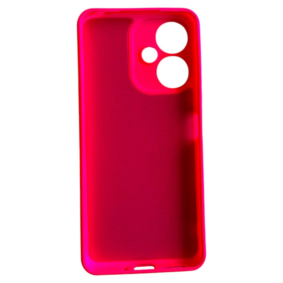 CARCASA FUNDA PARA XIAOMI REDMI 13C 5G SILICONA COLOR FUCSIA - 3