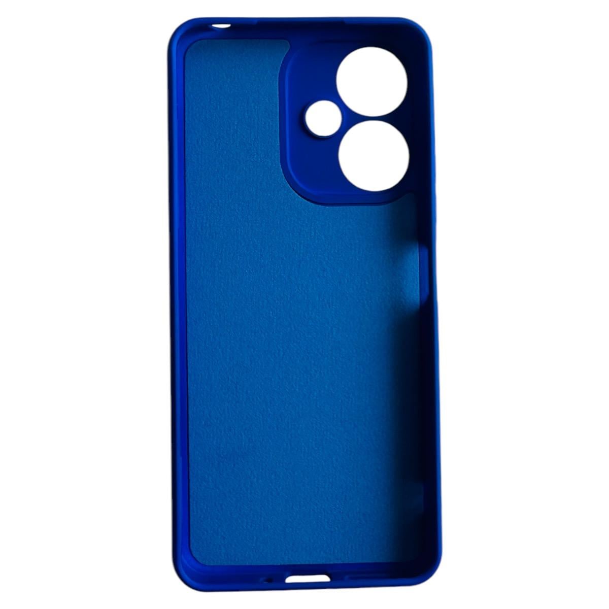 CARCASA FUNDA XIAOMI REDMI 13C 5G SILICONA COLOR AZUL - 3