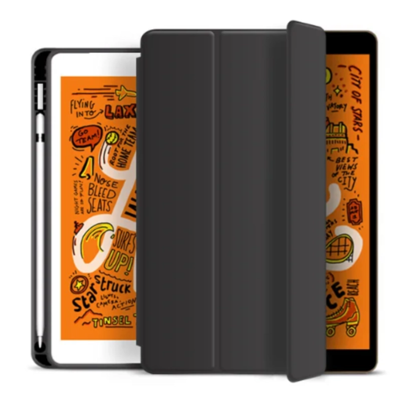 CARCASA SMART COVER RANURA PARA IPAD AIR 13 M2 2024 NEGRO - 2