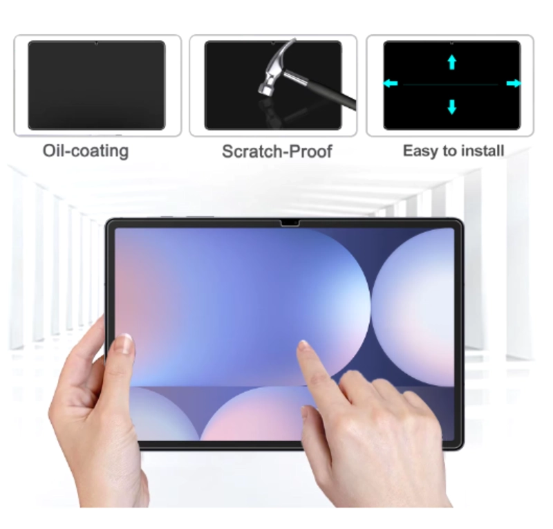 PROTECTOR MICA LÁMINA DE VIDRIO TEMPLADO PARA SAMSUNG TAB S8/S9 ULTRA - 3