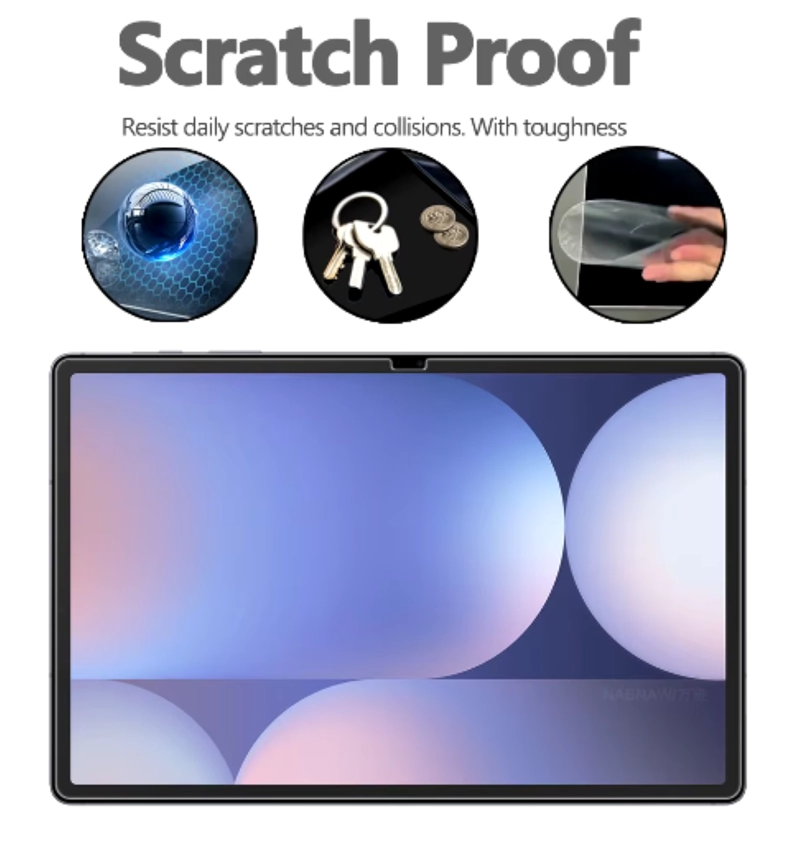 PROTECTOR MICA LÁMINA DE VIDRIO TEMPLADO PARA SAMSUNG TAB S8/S9 ULTRA - 4